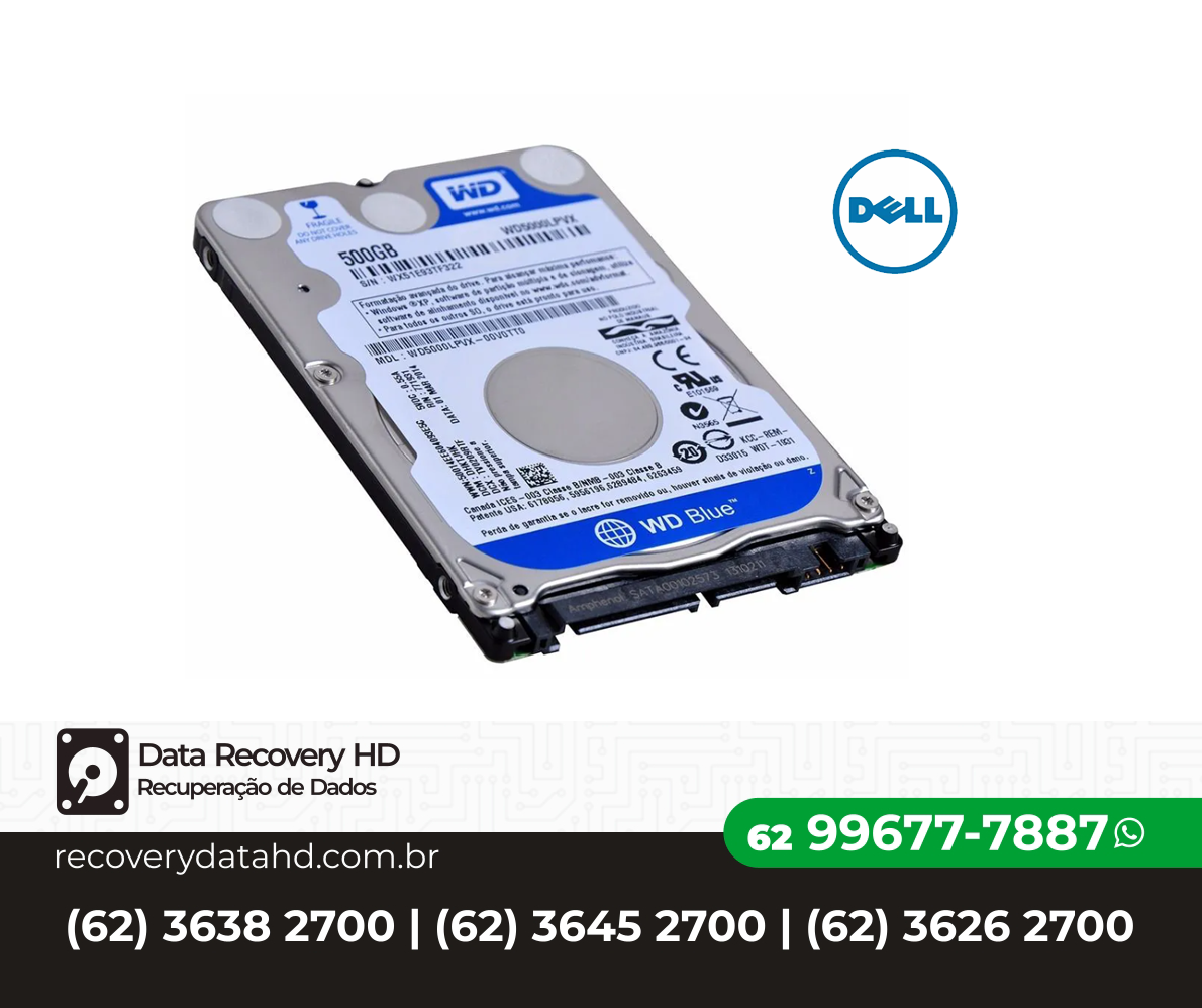 RECOVERY DATA HD-RECUPERAÇÃO DE ARQUIVOS EM HDS DE NOTEBOOK DELL GOIANIA