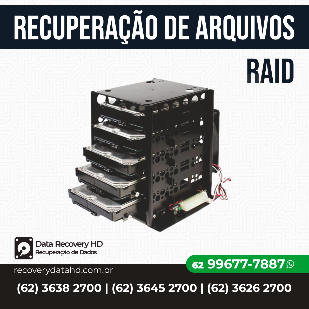 RECOVERY DATA HD-RECUPERAÇÃO DE ARQUIVOS RAID GOIAS