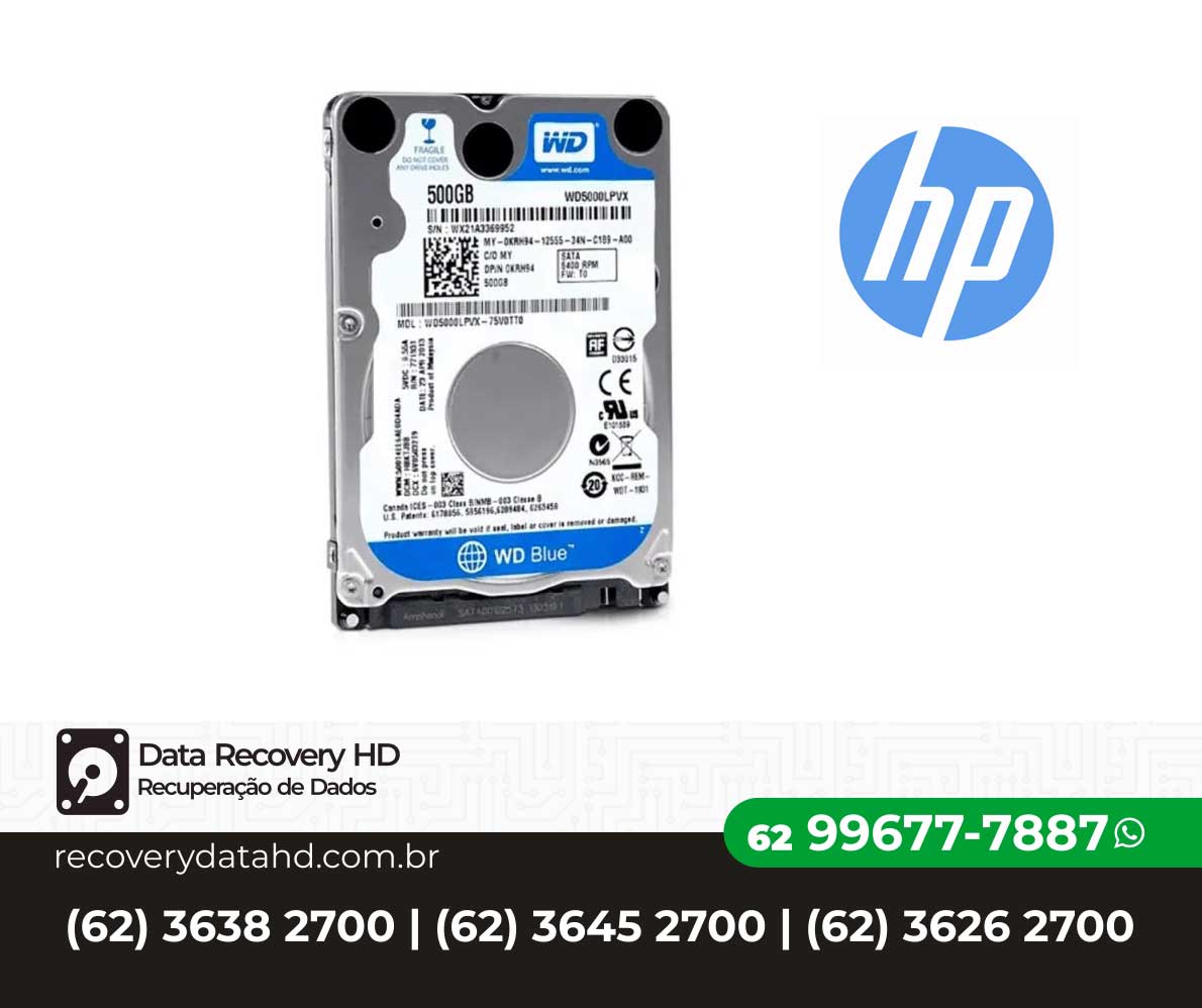 RECOVERY DATA HD-RECUPERAÇÃO DE DADOS EM HDS DE NOTEBOOK HP GOIAS
