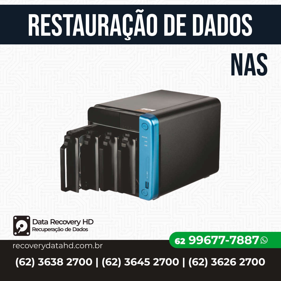 RECOVERY DATA HD-RESTAURAÇÃO DE DADOS NAS GOIANIA